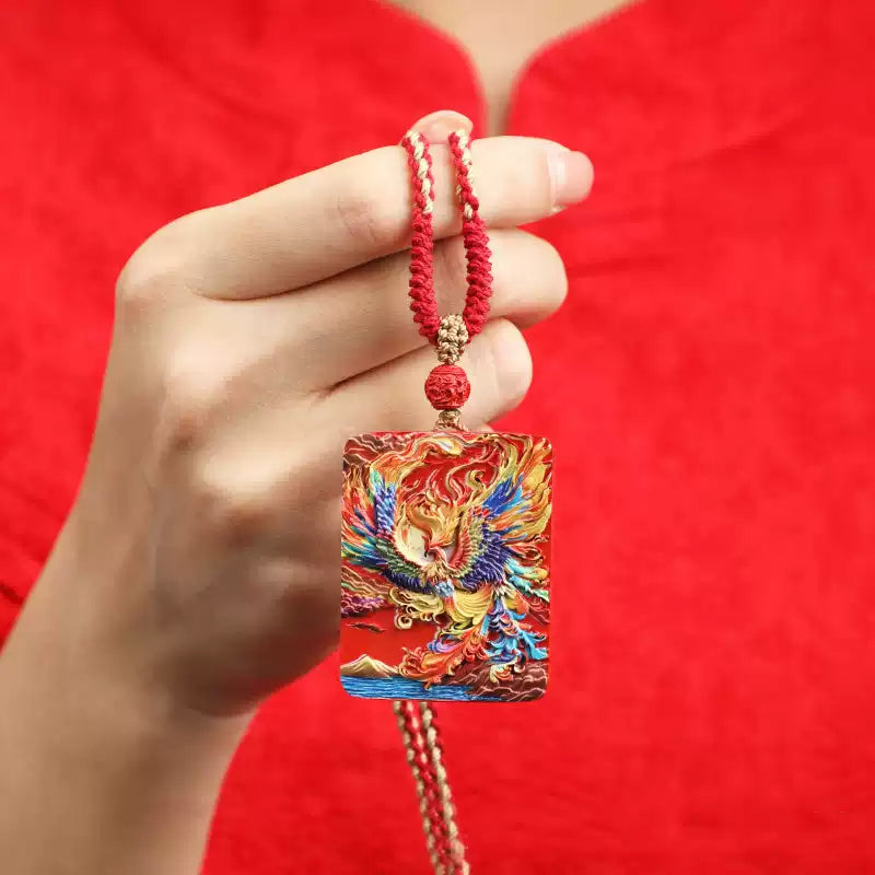 Eastculture Phoenix Soars Protection Necklace - Increase wealth