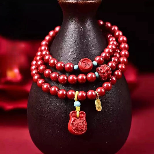 Eastculture Long pendant Bracelet - Health & Longevity Blessing