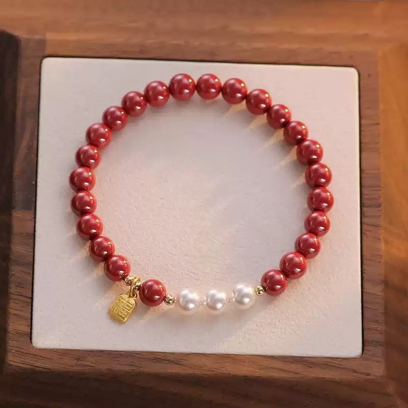 Eastculture Two-color Pearl Palace Bracelet - Get Love