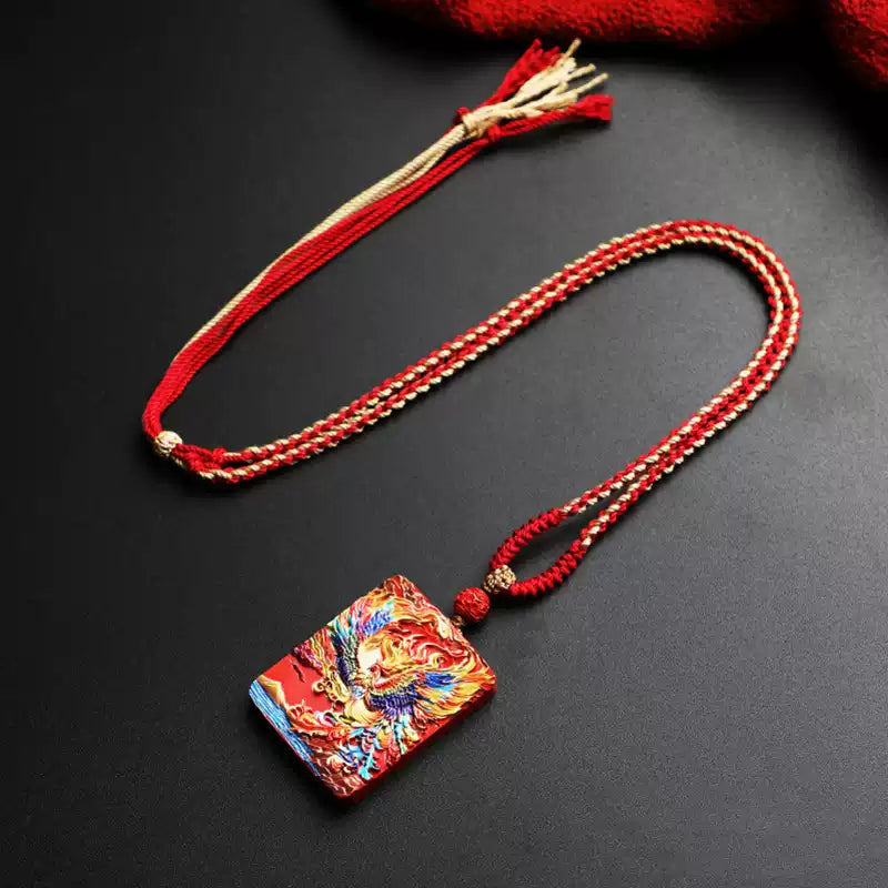 Eastculture Phoenix Soars Protection Necklace - Increase wealth