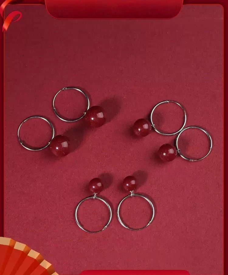 Eastculture Big Ring Earrings - Boost Your Fortune