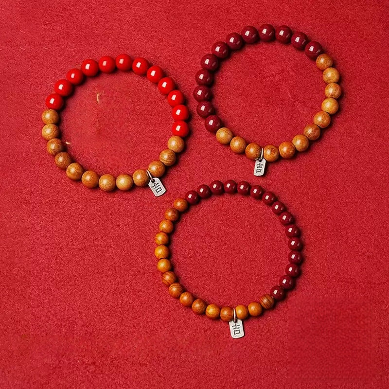 Eastculture Two-color auspicious cards Bracelet - Increase wealth
