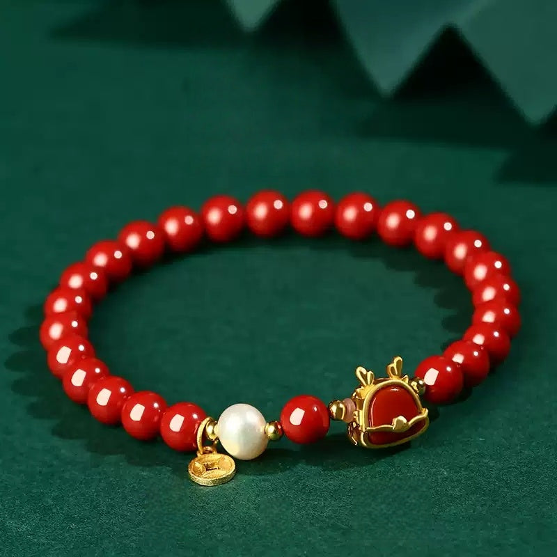Eastculture Red Christmas elk Bracelet - Remove Bad Luck