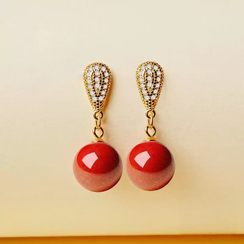 Eastculture Golden scales Earrings -Feng Shui Metaphysics