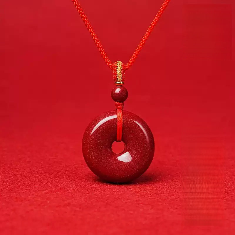Eastculture Round jade Protection Necklace - Get love