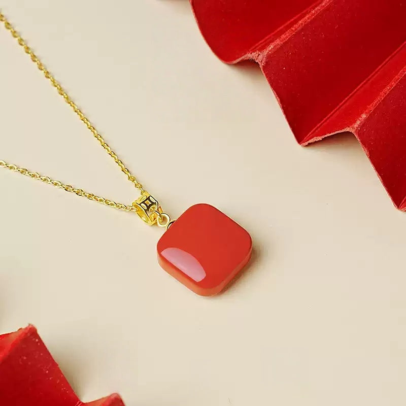 Eastculture Square Prosperity Necklace - Attract Abundance
