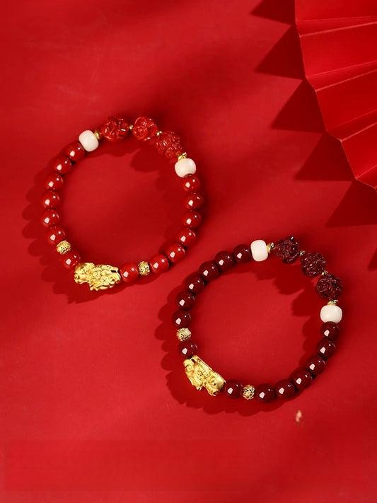 Eastculture Golden Pixiu Bracelet - Increase Luck