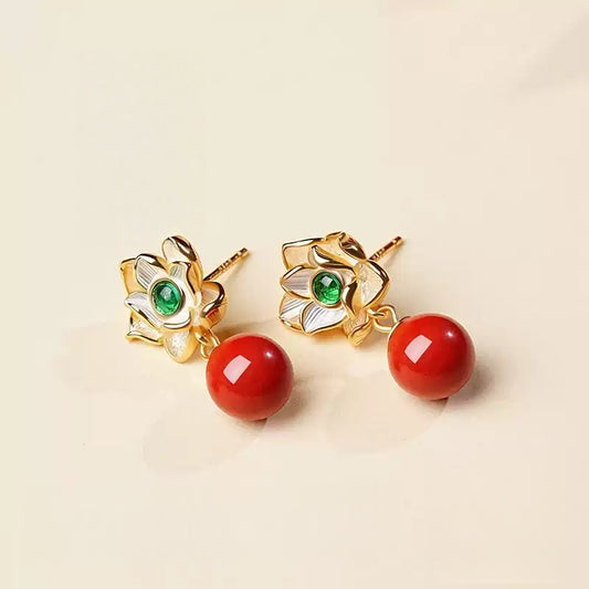 Eastculture Super exquisite honeysuckle Earrings - Health & Longevity Blessing