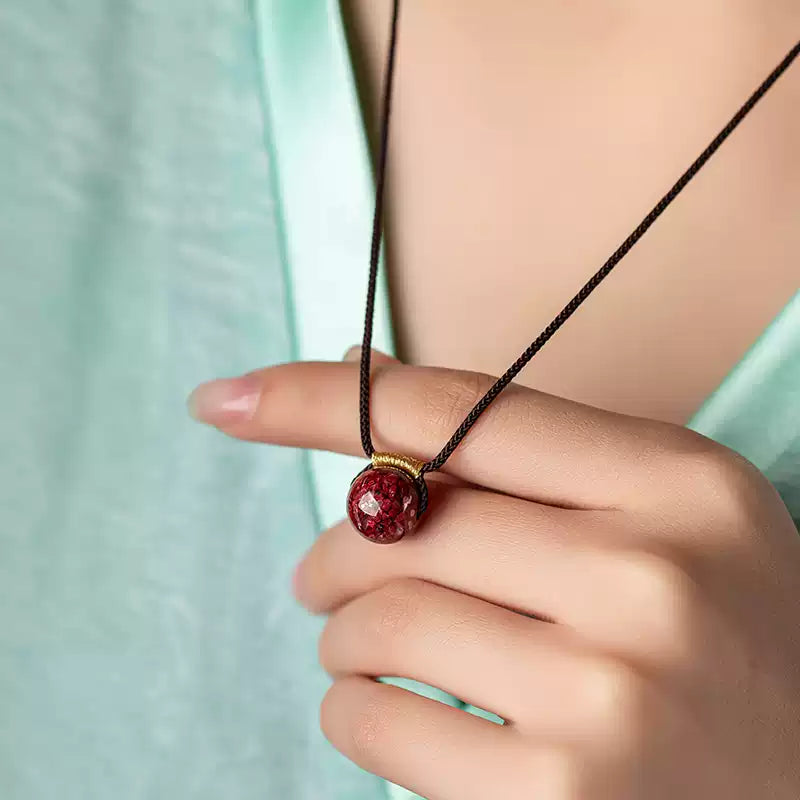 Eastculture crystal cracks Necklace - Unlock Financial Success