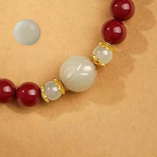 Eastculture Purifying White Jade Bracelet - Health & Longevity Blessing