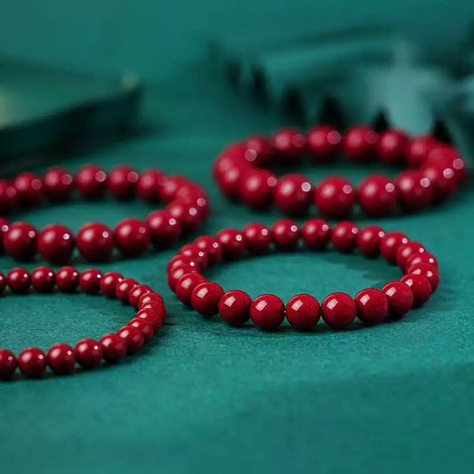 Eastculture Ruby Cinnabar Bracelet - Increase wealth