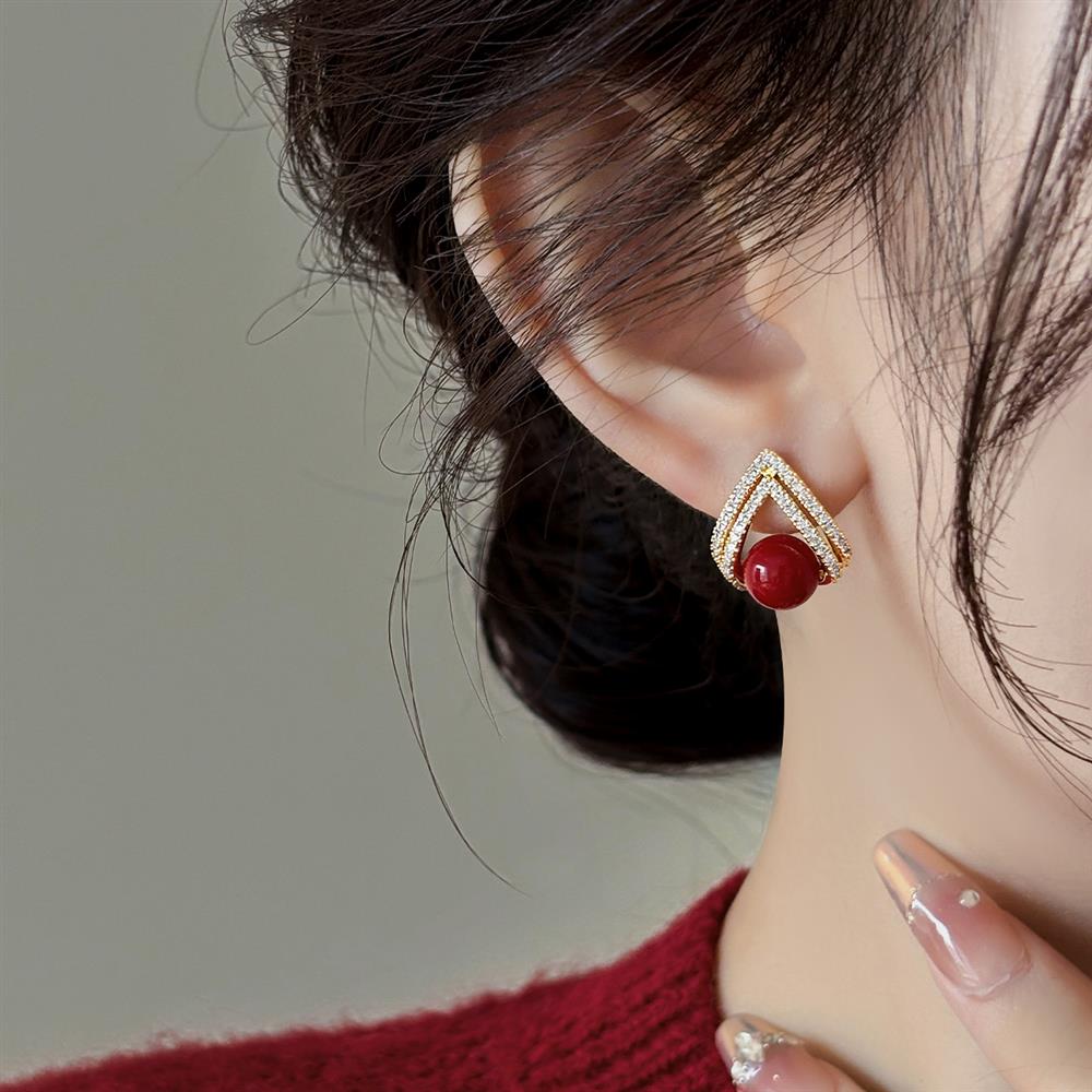 Eastculture Exquisite design teardrop shape Earrings - Monthly Fortune