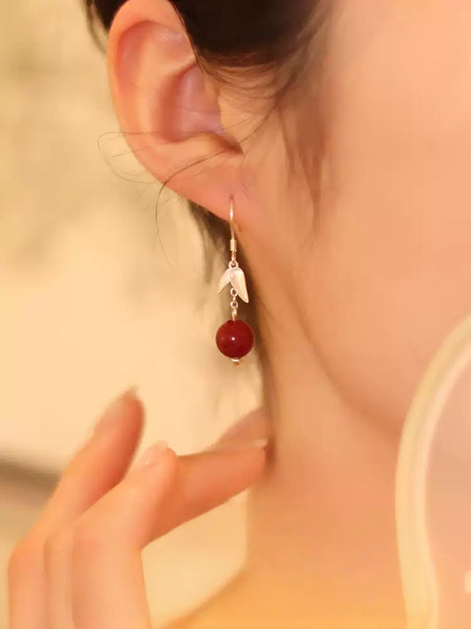 Eastculture Silver Fallen Leaves Earrings - Feng Shui Metaphysics