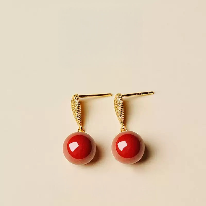 Eastculture Golden scales Earrings -Feng Shui Metaphysics