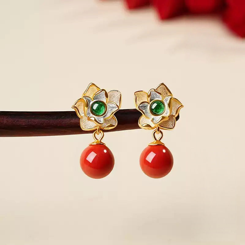 Eastculture Super exquisite honeysuckle Earrings - Health & Longevity Blessing