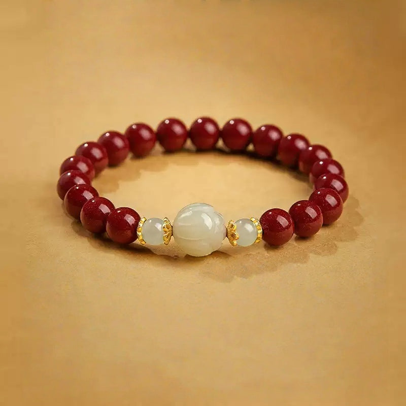 Eastculture Purifying White Jade Bracelet - Health & Longevity Blessing