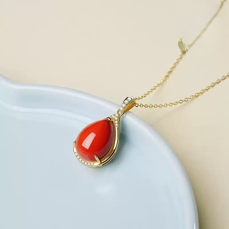Eastculture water droplets Prosperity Necklace - Attract Abundance