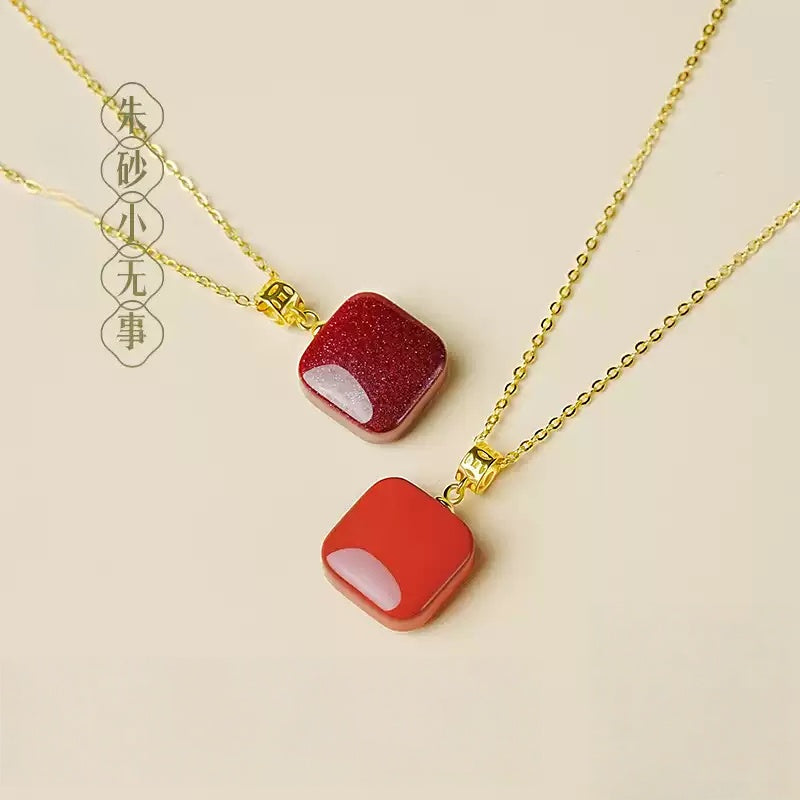 Eastculture Square Protection Necklace - Feng shui metaphysics