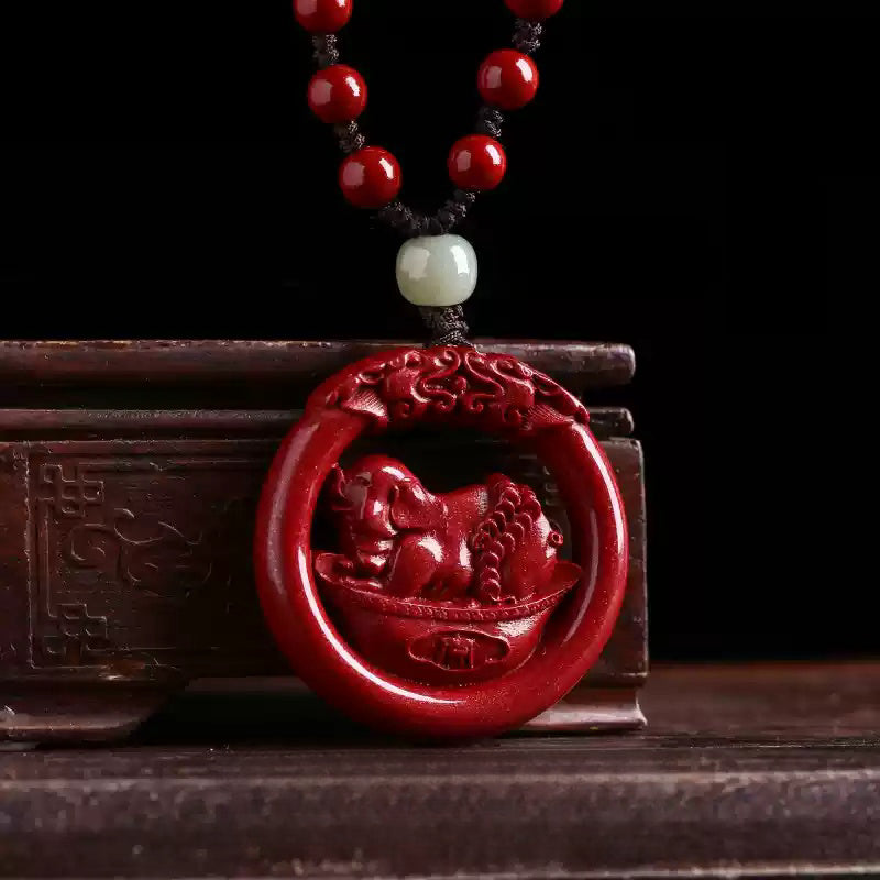Eastculture patron saints of the twelve zodiac animals Necklace - Treasured Longevity Blessing