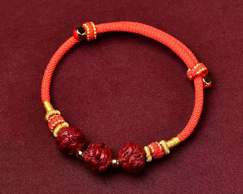 Eastculture Hand-woven rope Pixiu Bracelet - Health & Longevity Blessing