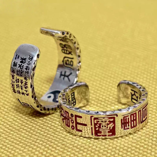 Eastculture Silver Thunder Talisman Ring - Increase wealth