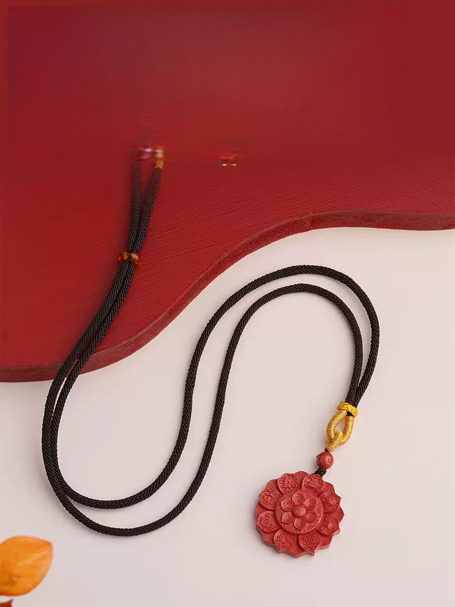 Eastculture Lotus blooms Protection Necklace - Ward Off Negativity