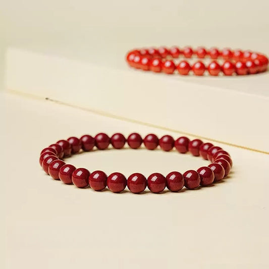 Eastculture Two-color cinnabar set Bracelet - Increase wealth