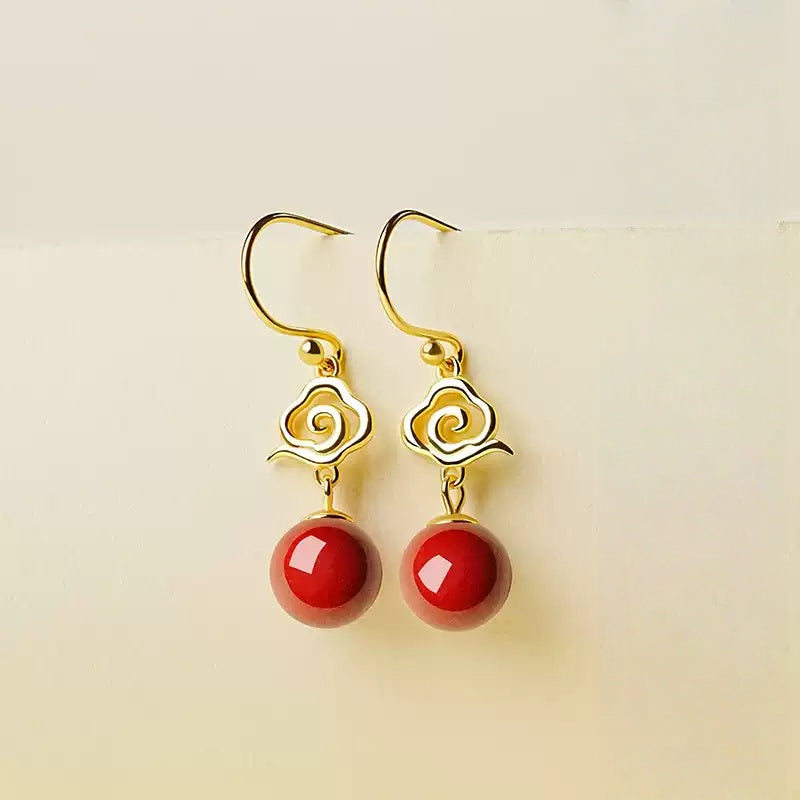 Eastculture Auspicious Clouds Earrings - Boost Your Fortune
