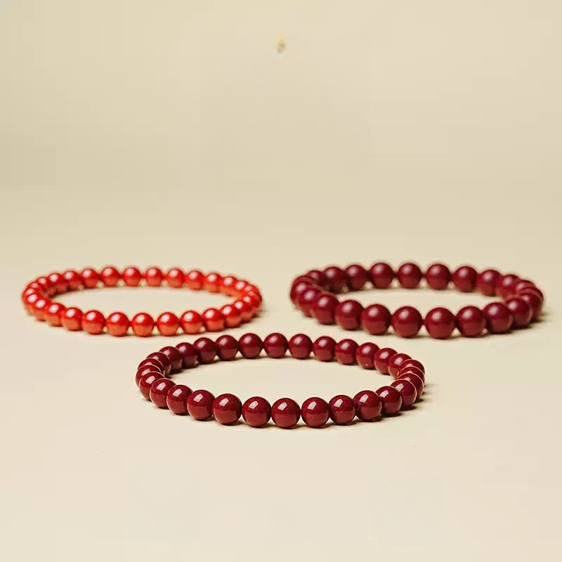 Eastculture Two-color cinnabar set Bracelet - Increase wealth