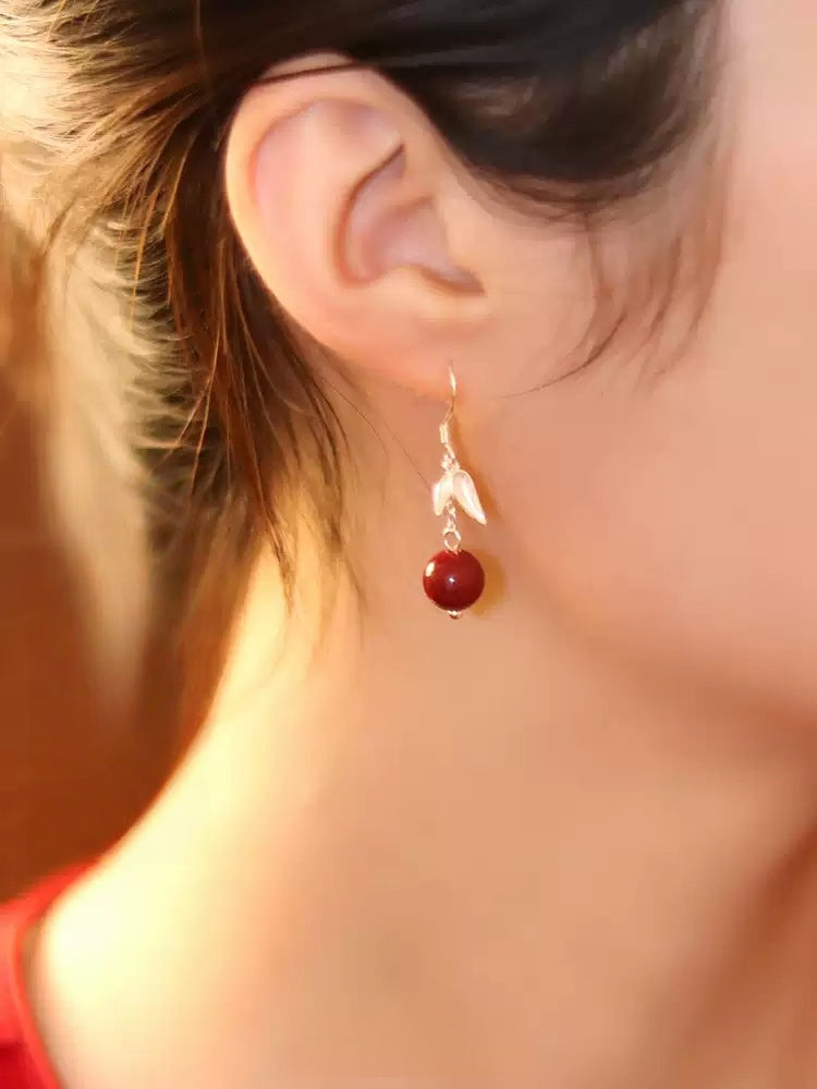 Eastculture Silver Fallen Leaves Earrings - Feng Shui Metaphysics