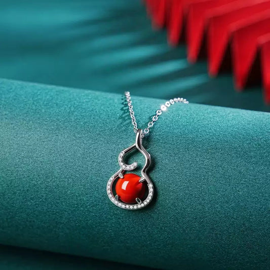 Eastculture Silver Gourd Necklace - Remove Bad Luck