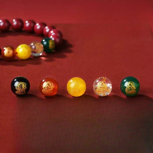 Eastculture Five Elements to Ward Off Evil Spirits Bracelet - Increase Luck