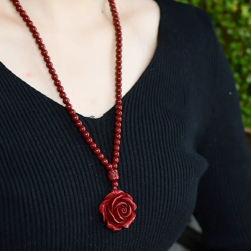 Eastculture Blooming roses Wellness Necklace - Ancient Blessing for Modern Life