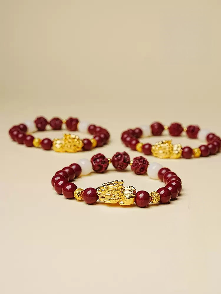 Eastculture Golden Pixiu Bracelet - Feng shui metaphysics