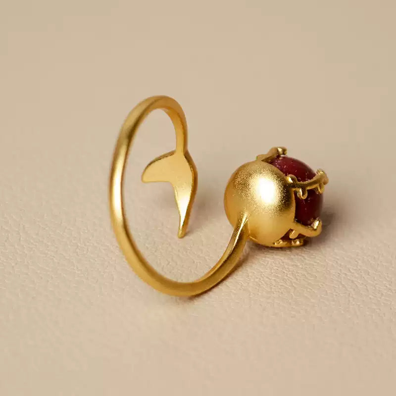 Eastculture Ocean Goldfish Tail Ring -Get love