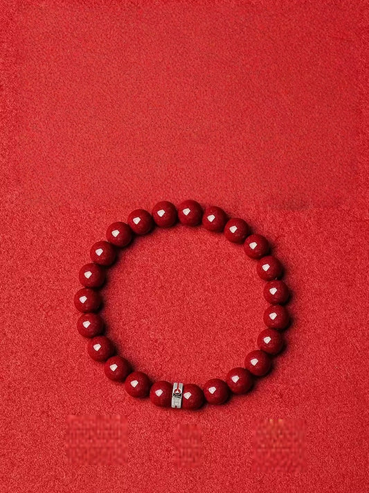 Eastculture Two-color palace cinnabar Bracelet - Feng shui metaphysics