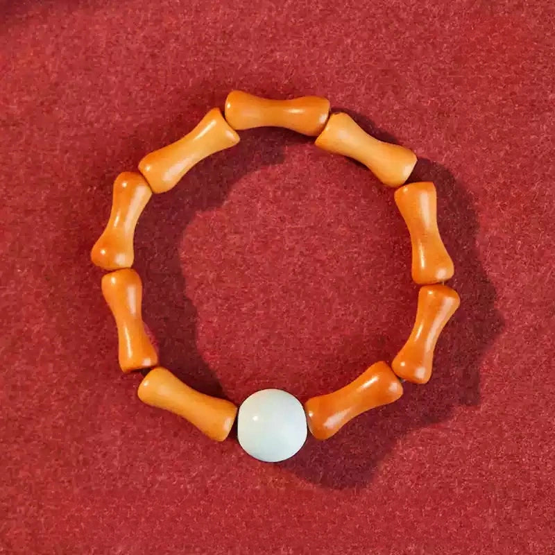 Eastculture Bamboo Ruby Ring- Increase wealth