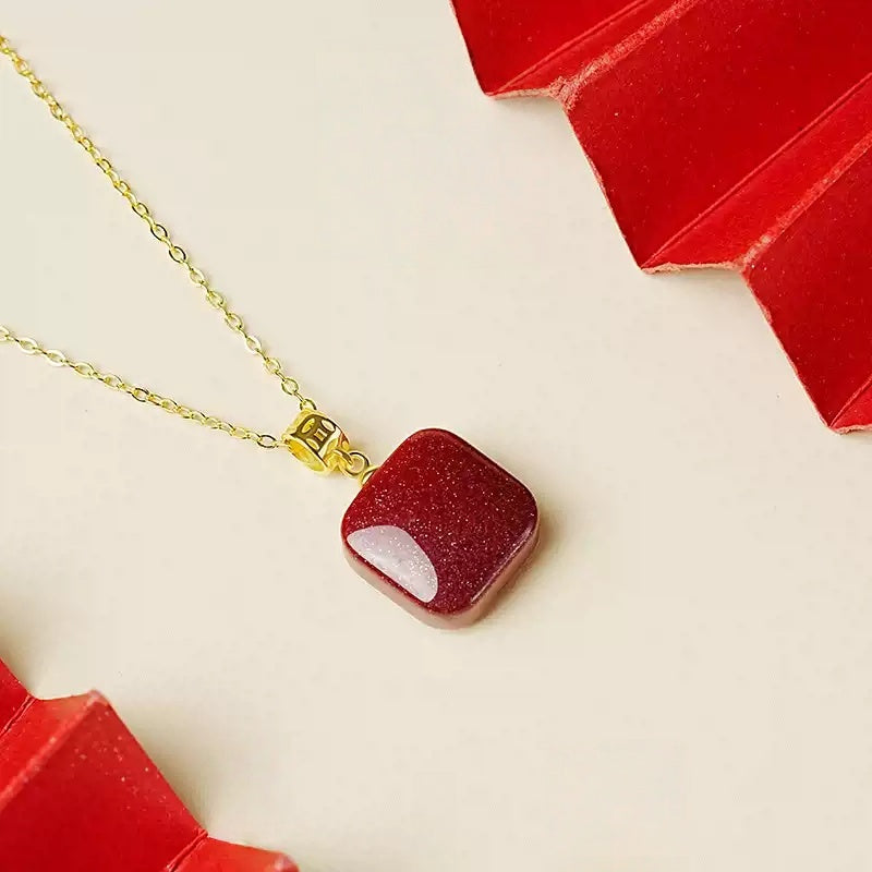 Eastculture Square Protection Necklace - Feng shui metaphysics
