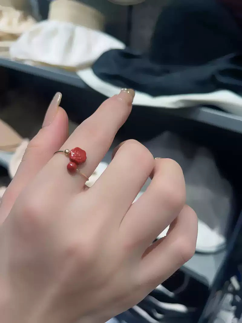 Eastculture Five petals Ring - Health & Longevity Blessing