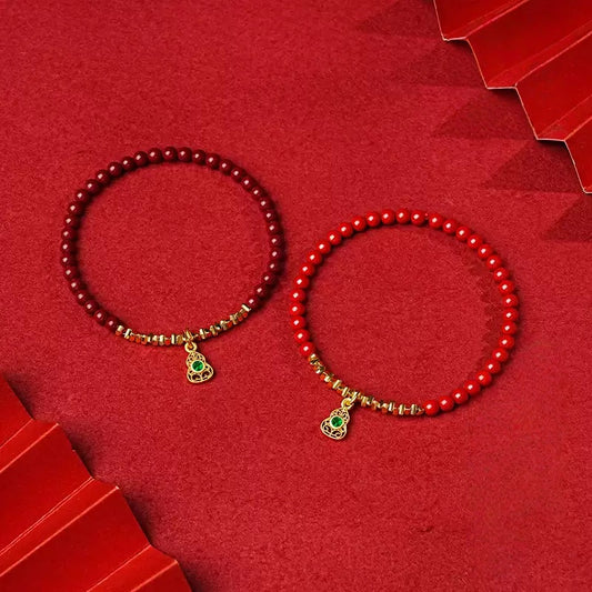 Eastculture Gold-edged auspicious gourd Bracelet - Increase wealth