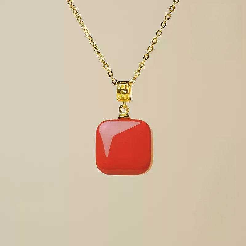 Eastculture Square Prosperity Necklace - Attract Abundance