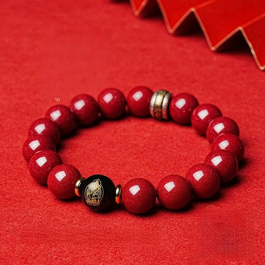 Eastculture Vermillion Buddha Bracelet - Increase Luck