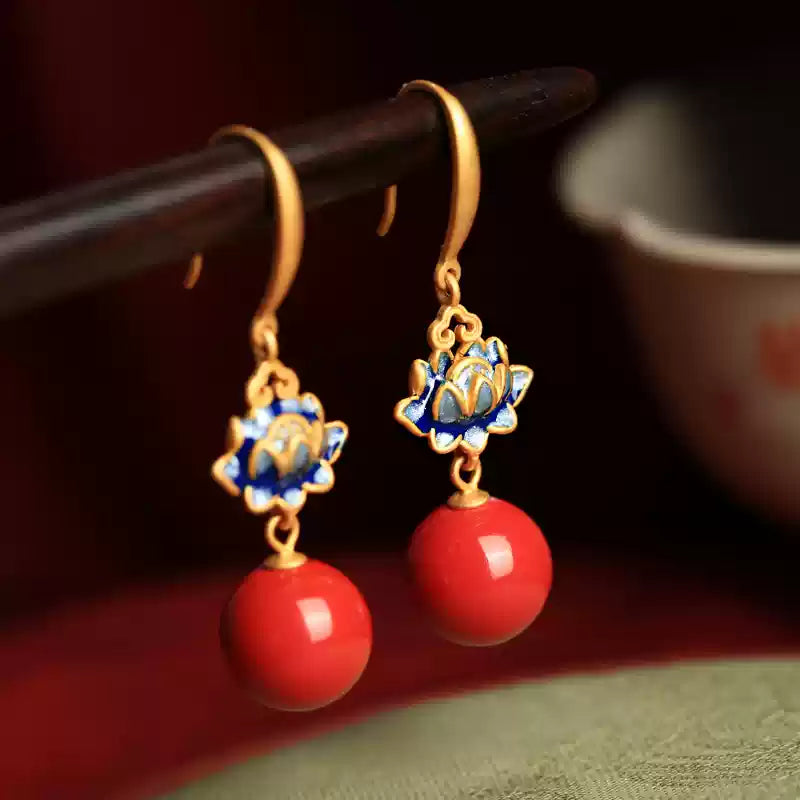 Eastculture Delicate Lotus Earrings - Love Magnet