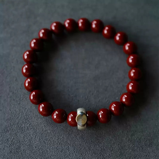 Eastculture Special cinnabar Bracelet - Health & Longevity Blessing