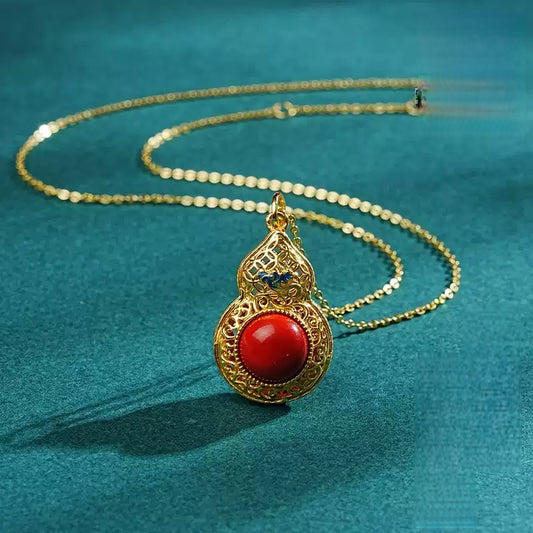 Eastculture Western Region Gourd Necklace - Remove Bad Luck