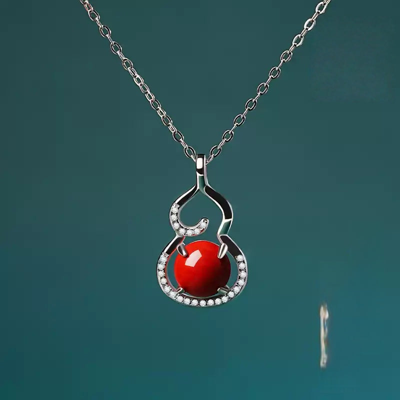 Eastculture Silver Gourd Necklace - Remove Bad Luck