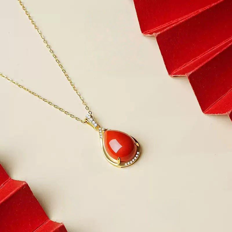 Eastculture water droplets Prosperity Necklace - Attract Abundance