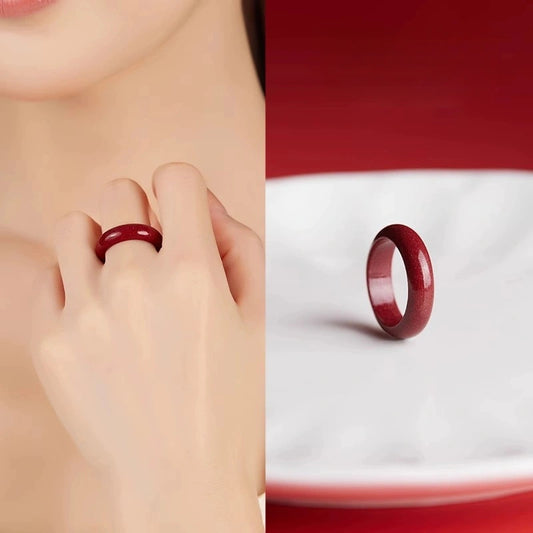 Eastculture Wordless Ruby Ring - Feng Shui Metaphysics