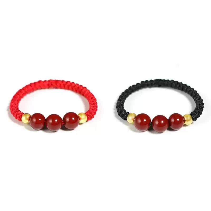 Eastculture Hand-woven cinnabar rope Ring - Feng Shui Metaphysics