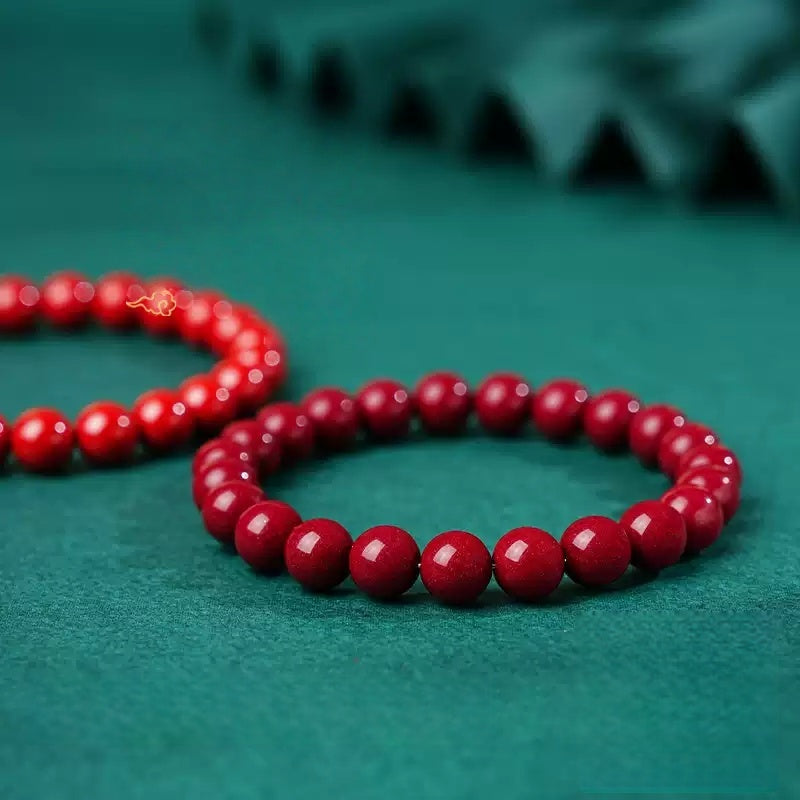 Eastculture Ruby Cinnabar Bracelet - Increase wealth
